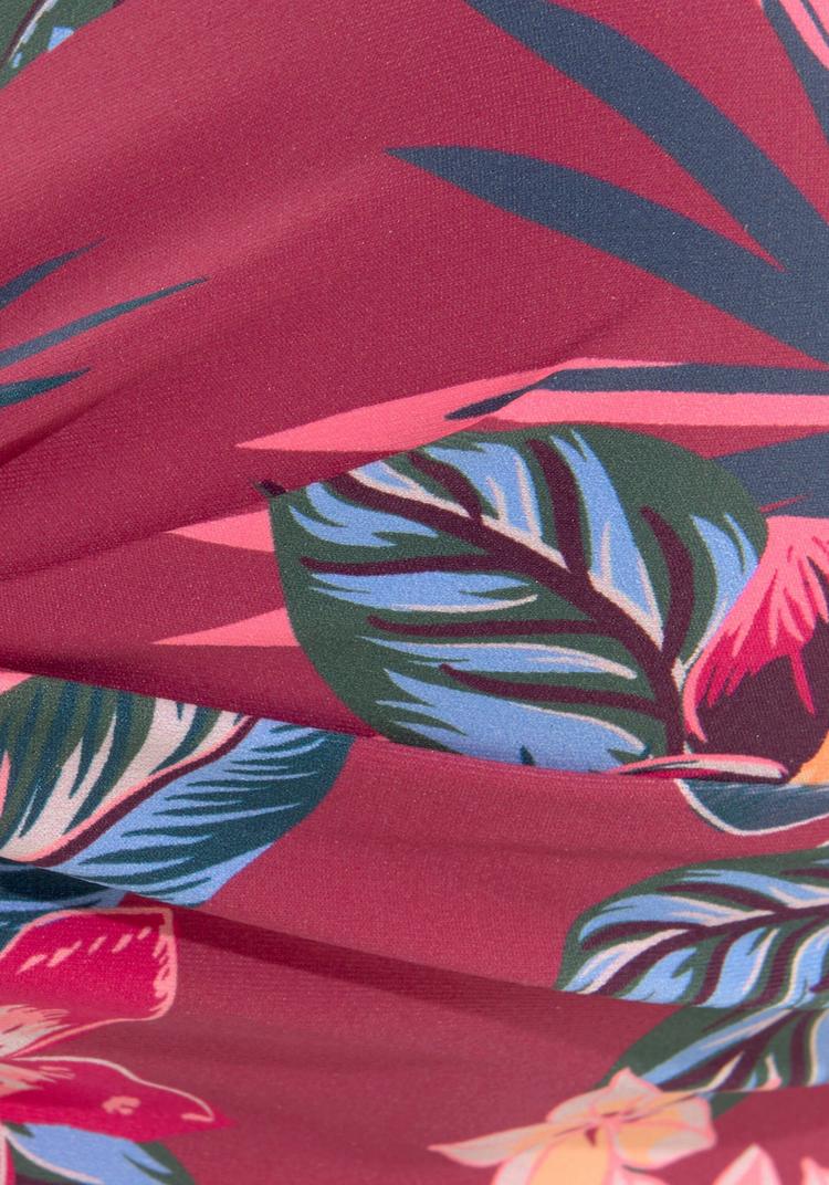 S.OLIVER S.OLIVER B&uuml;gel-Bandeau-Bikini-Top Bikini Oberteil Damen - rostrot-bedruckt - 1 | SportScheck