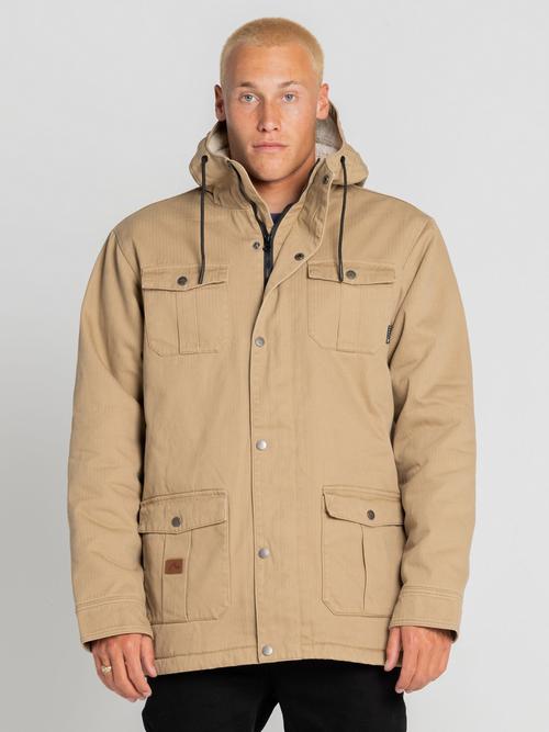 Rückansicht von RUSTY CHARLIE PARKA JACKET Parka Herren Latte