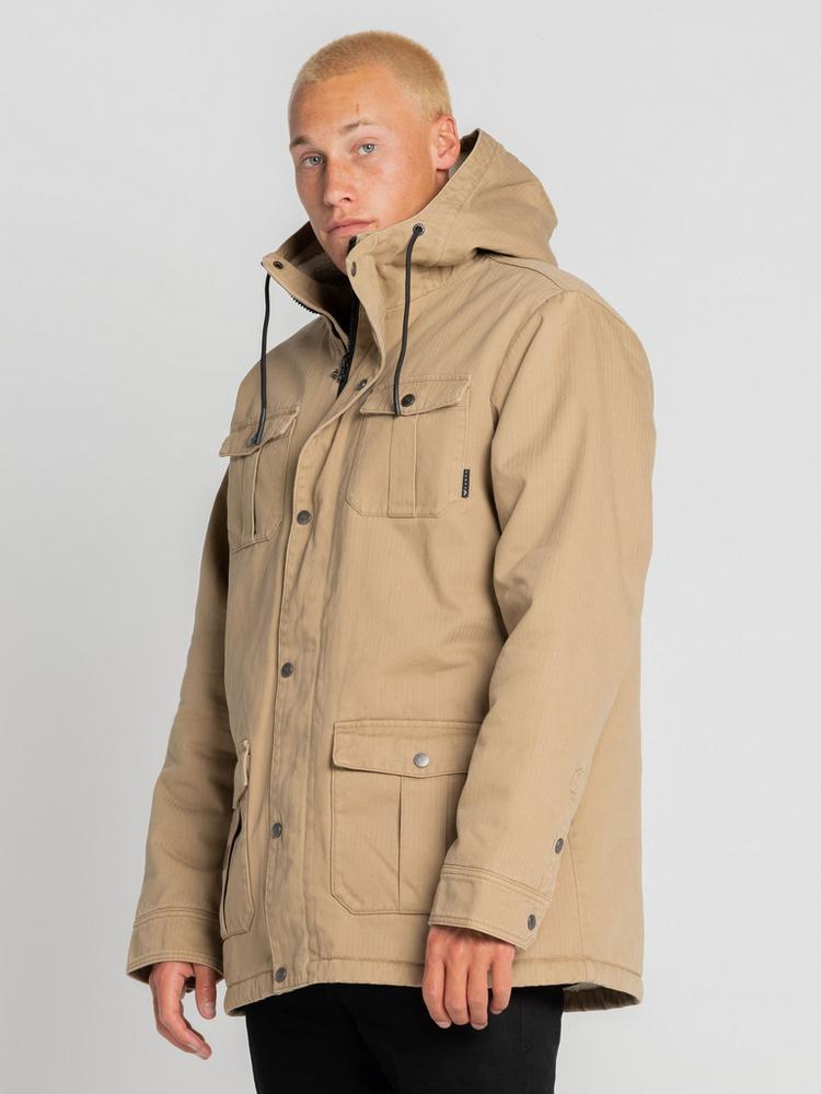 RUSTY RUSTY CHARLIE PARKA JACKET Parka Herren - Latte - 2 | SportScheck