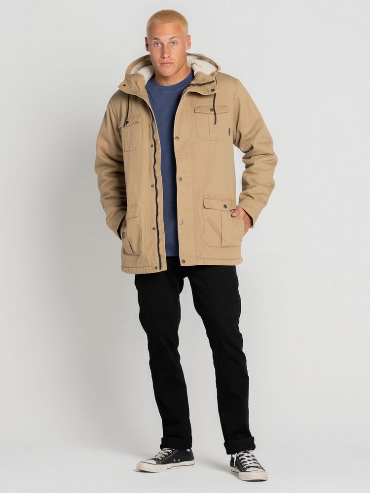 RUSTY RUSTY CHARLIE PARKA JACKET Parka Herren - Latte - 3 | SportScheck