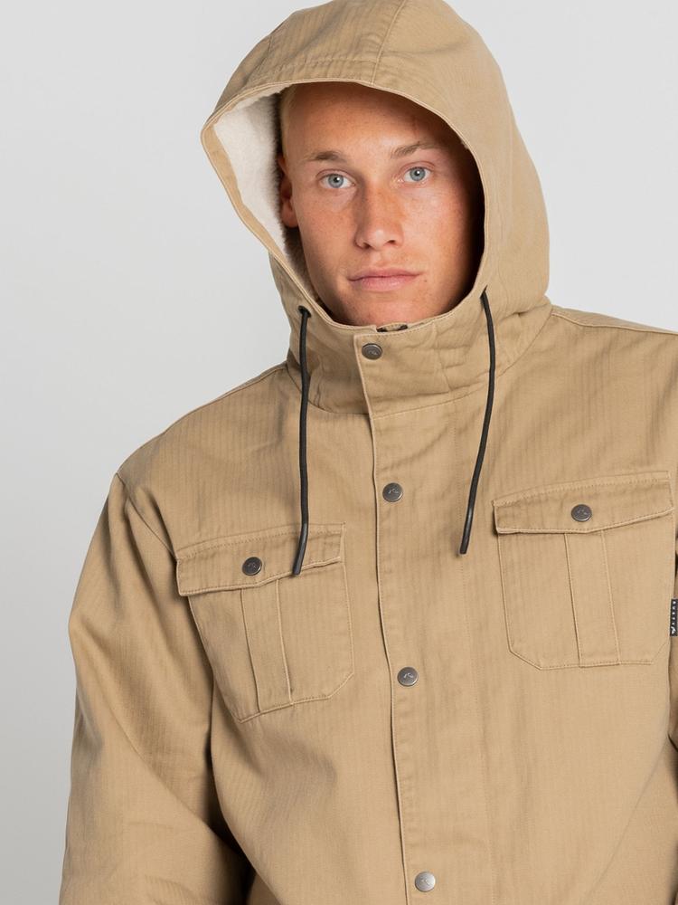 RUSTY RUSTY CHARLIE PARKA JACKET Parka Herren - Latte - 5 | SportScheck