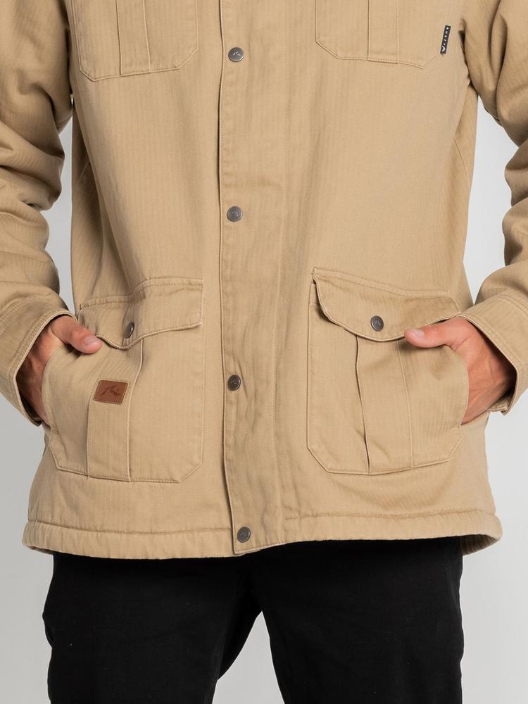 RUSTY RUSTY CHARLIE PARKA JACKET Parka Herren - Latte - 6 | SportScheck