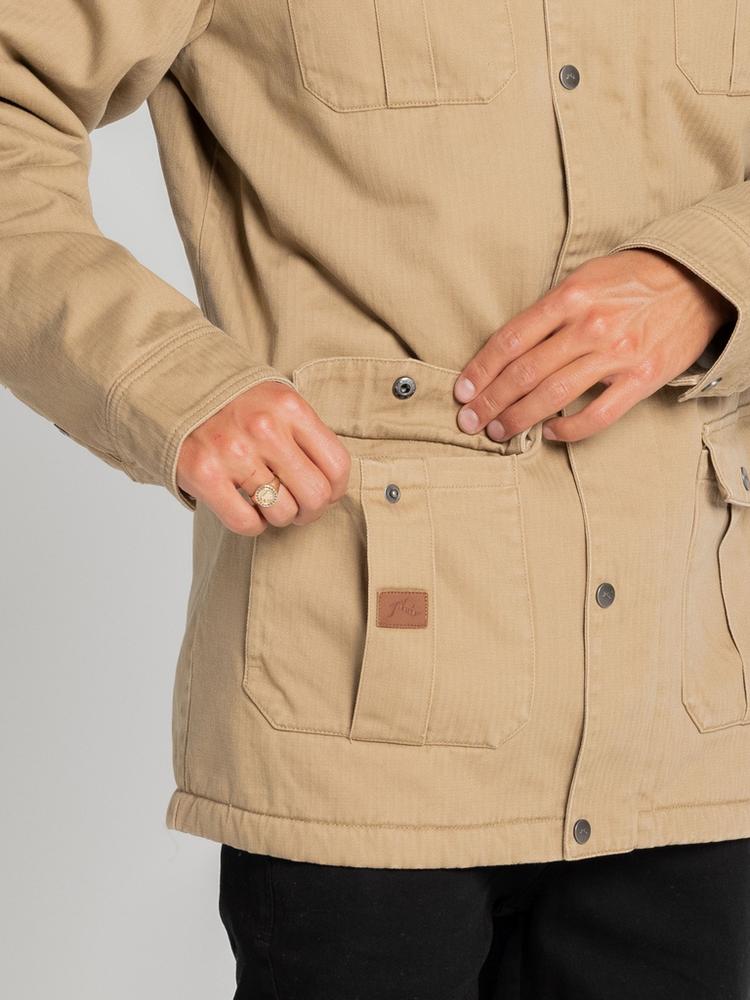 RUSTY RUSTY CHARLIE PARKA JACKET Parka Herren - Latte - 7 | SportScheck