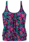VENICE BEACH Oversize-Tankini-Top Bikini Oberteil Damen - marine bedruckt