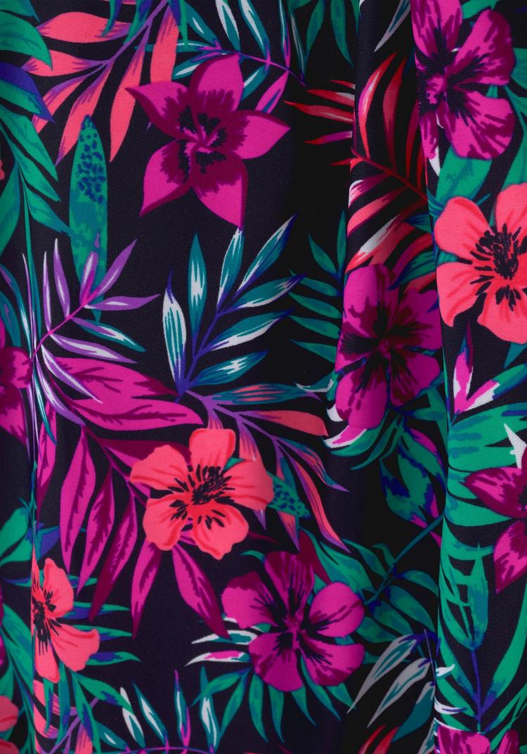 VENICE BEACH VENICE BEACH Oversize-Tankini-Top Bikini Oberteil Damen - marine bedruckt - 0 | SportScheck