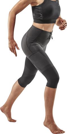 Rückansicht von CEP Ultralight 3/4 3/4-Lauftights Damen black