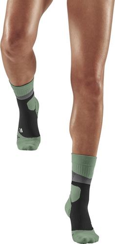 Rückansicht von CEP Max Cusion Laufsocken Damen grey/blue
