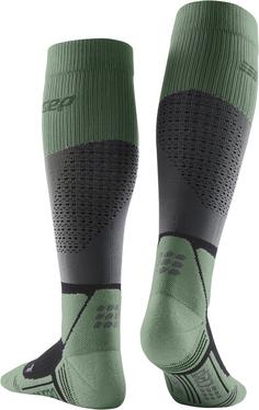 Rückansicht von CEP Max Cusion Wandersocken Damen grey/mint