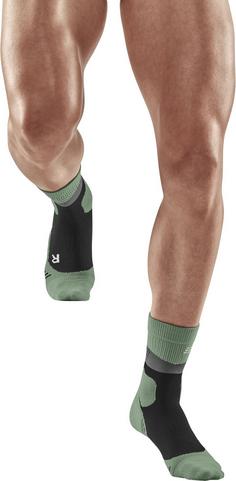 Rückansicht von CEP Max Cushion Laufsocken Herren grey/grün