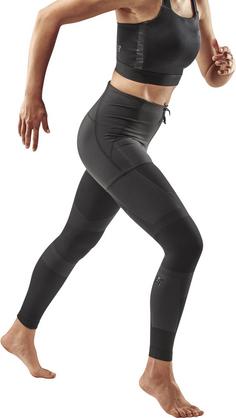 Rückansicht von CEP Hero Run Lauftights Damen black