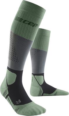 CEP Merino Mid Cut Socks Laufsocken Herren grey/mint