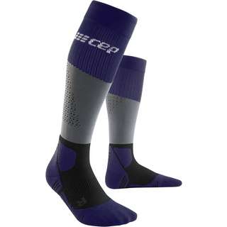 CEP Merino Mid Cut Socks Laufsocken Herren grey/purple