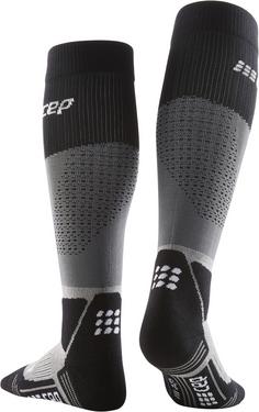 Rückansicht von CEP Max Cusion Wandersocken Damen grey/black