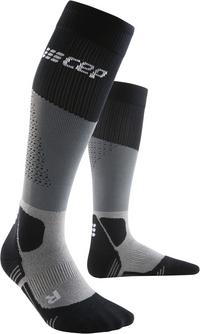 CEP Merino Mid Cut Socks Socken Herren - grey/black