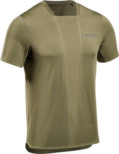 CEP Run Shirt Short Funktionsshirt Herren olive