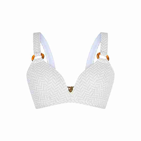 LingaDore Triangle Bikini Bikini Oberteil Damen Fishbone print