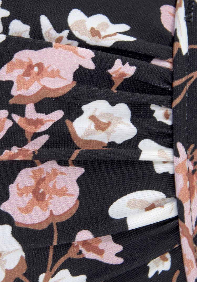 Lascana Lascana Push-Up-Bikini-Top Bikini Oberteil Damen - schwarz-bedruckt - 1 | SportScheck