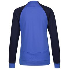 Rückansicht von Nike Dri-FIT Academy Pro Trainingsjacke Damen blau / weiß