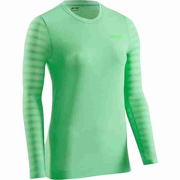 CEP Run Ultralight Shirt Long Laufshirt Damen green