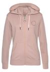 Bench Kapuzensweatjacke Sweatjacke Damen - altrosa