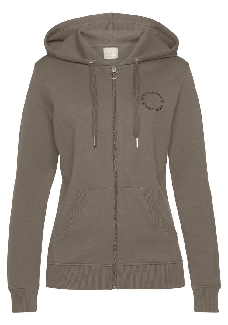 Bench Bench Kapuzensweatjacke Sweatjacke Damen - taupe - 0 | SportScheck