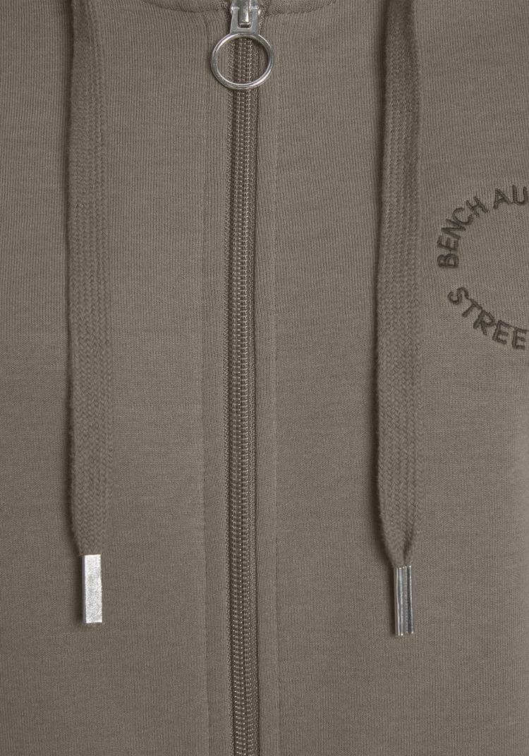 Bench Bench Kapuzensweatjacke Sweatjacke Damen - taupe - 0 | SportScheck