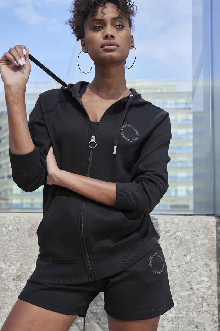 Bench Bench Kapuzensweatjacke Sweatjacke Damen - schwarz - 0 | SportScheck