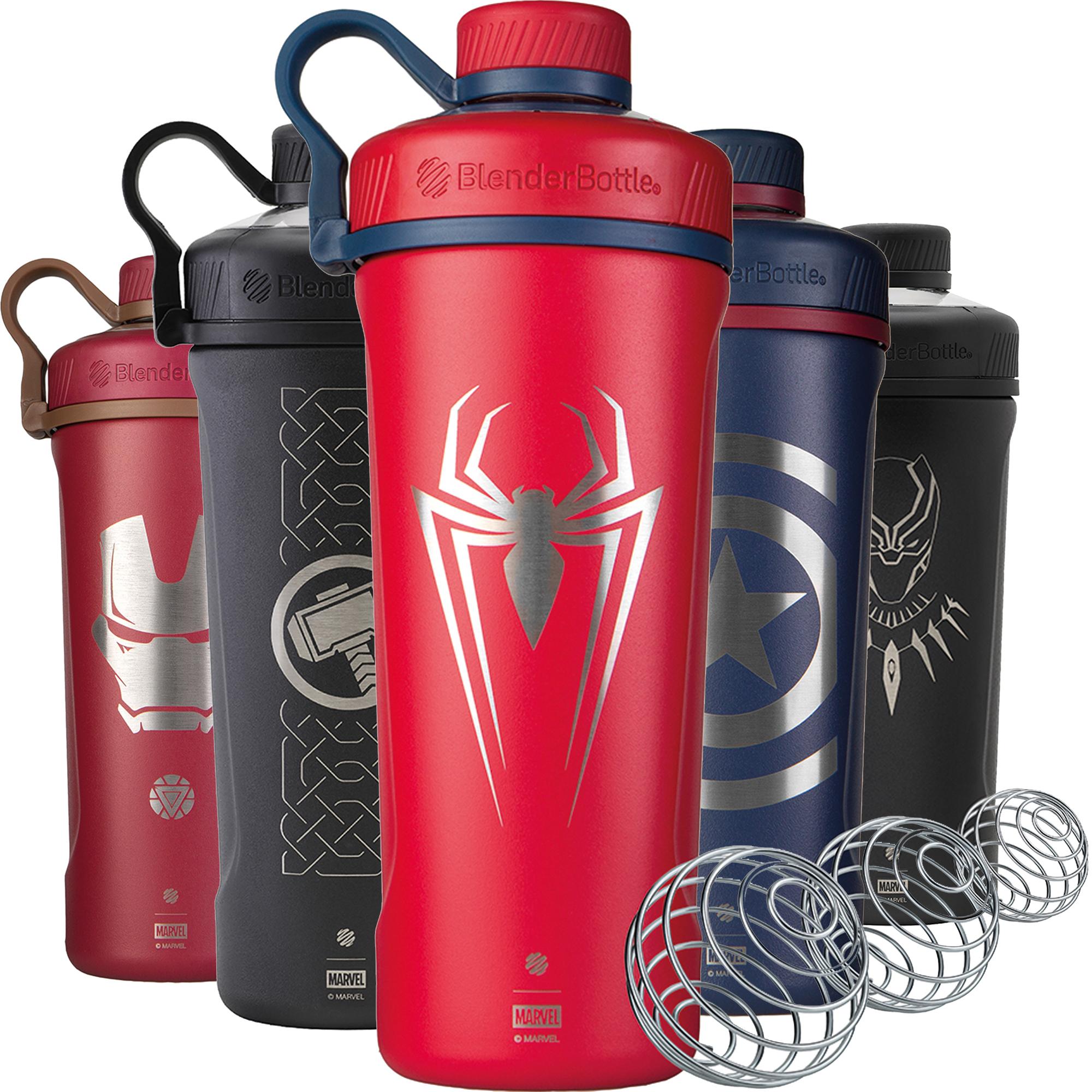 BLENDER BOTTLE RADIAN Insulated Edelstahl MARVEL® Trinkflasche Captain