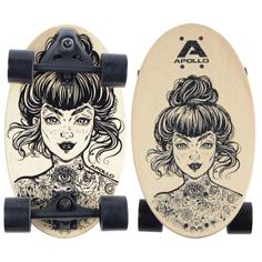 Apollo Barrel Board Skateboard-Komplettset holz-schwarz