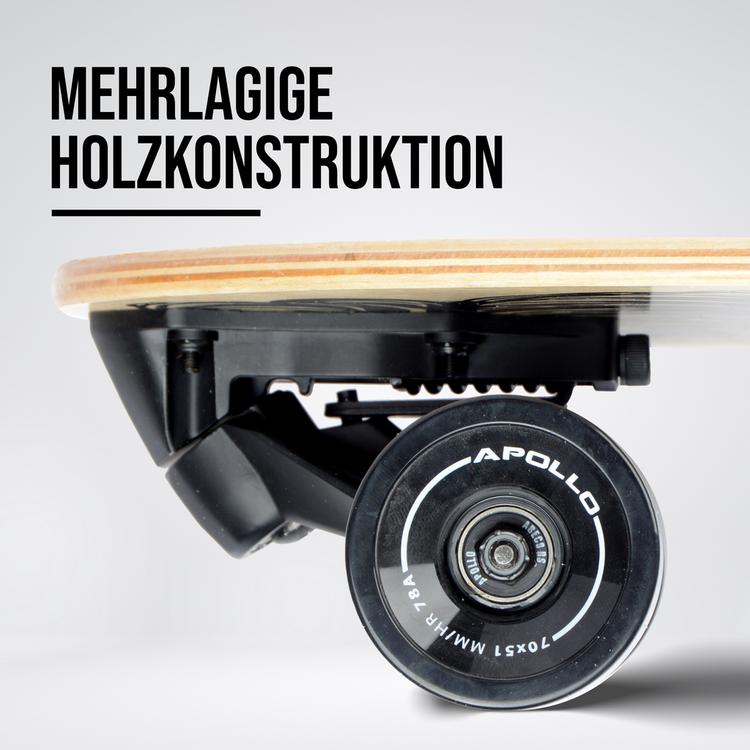 Apollo Apollo Barrel Board Skateboard-Komplettset - holz-schwarz - 2 | SportScheck