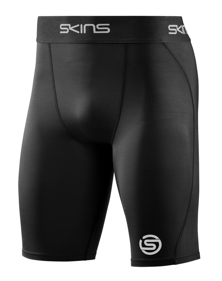 Skins Skins S1 Half tights Tights Herren - black - 0 | SportScheck