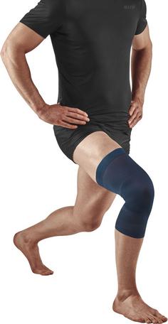 Rückansicht von CEP Knee Bandagen blue