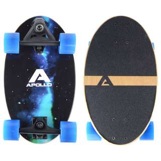 Apollo Barrel Board Skateboard-Komplettset Galaxy blau/schwarz