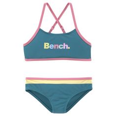 Bench Bustier-Bikini Bikini Set Damen petrol