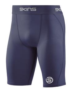 Skins S1 Half tights Tights Herren navy blue