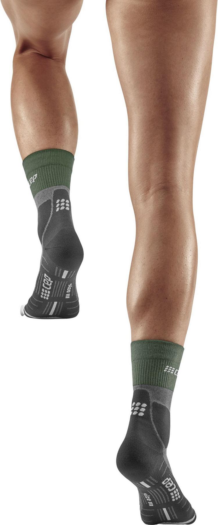 CEP CEP Hiking Compression Mid Cut Socken Damen - grey/mint - 1 | SportScheck