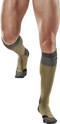 Rückansicht von CEP Hiking Light Merino Laufsocken Herren sand/grey