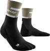 CEP THE RUN COMPRESSION SOCKS MID CUT Socken Damen - olive/black