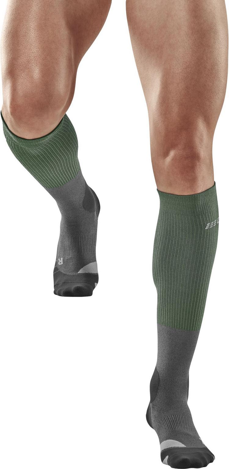 CEP CEP Hiking Merino Compression Socks - Tall Socken Herren - green/gray - 0 | SportScheck