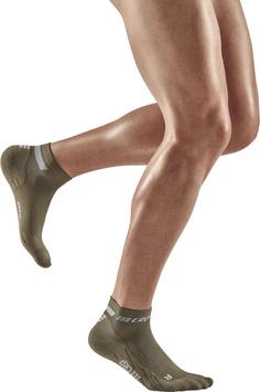 Rückansicht von CEP Low Cut The Run Laufsocken Herren olive