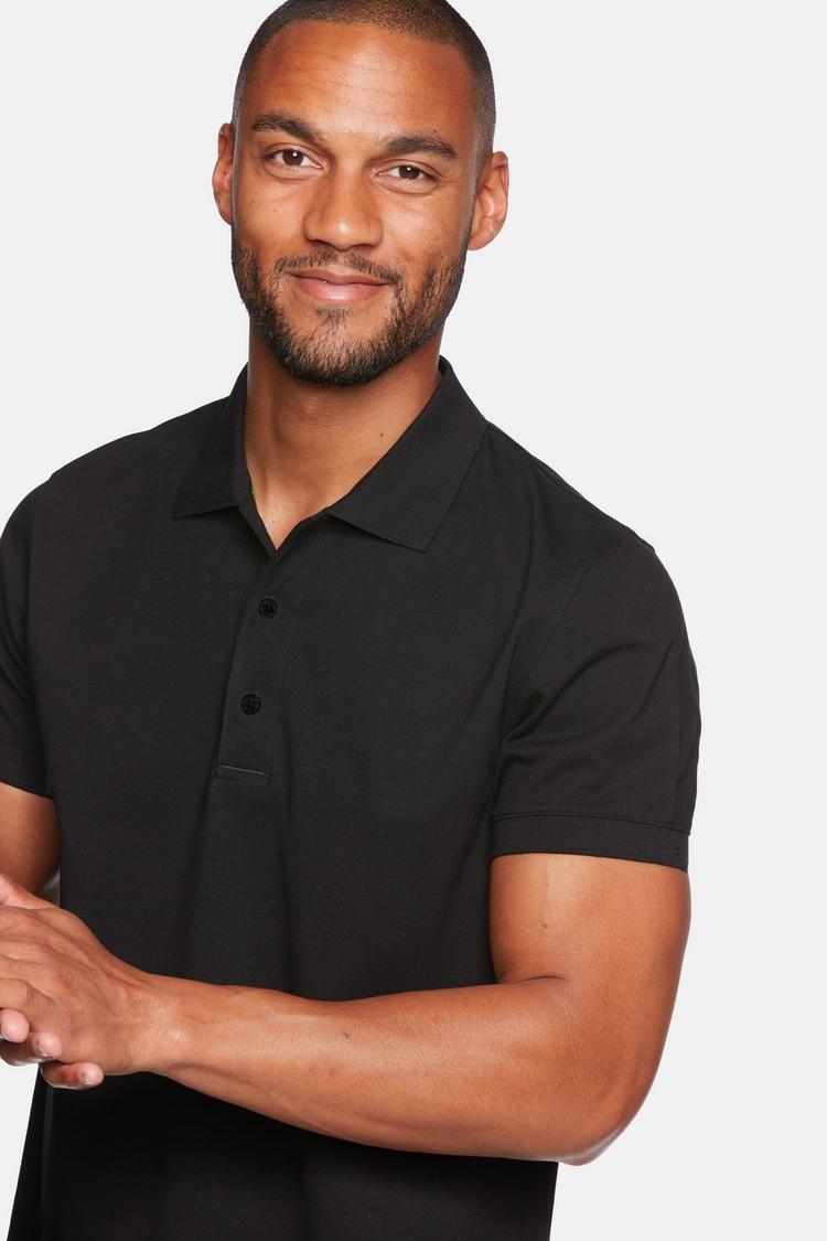 Jeff Green Jeff Green Dave Poloshirt Herren - Black - 2 | SportScheck