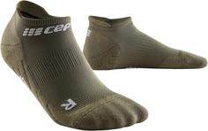 CEP THE RUN COMPRESSION SOCKS NO SHOW Laufsocken Damen olive