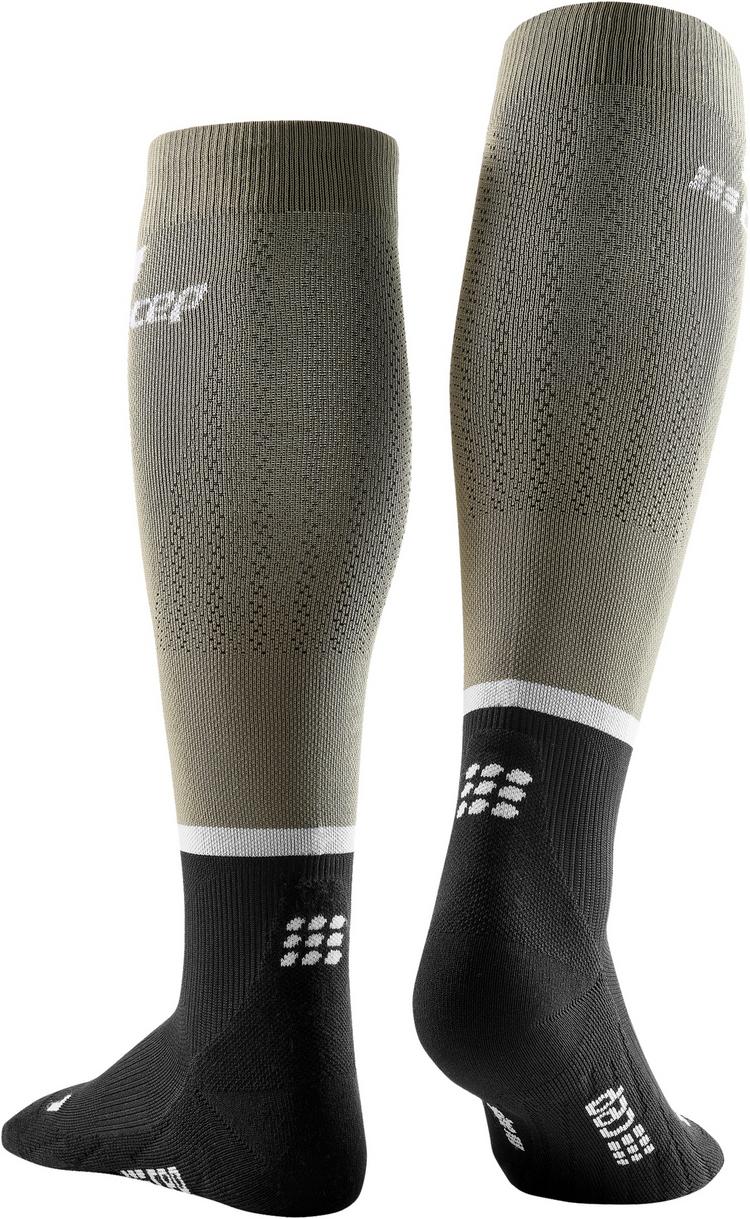 CEP CEP THE RUN COMPRESSION SOCKS KNEE-HIGH Socken Damen - olive/black - 0 | SportScheck