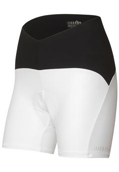 RH+ HW Short 12cm Fahrradtights Damen white-black