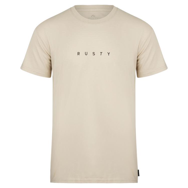RUSTY RUSTY SHORT CUT SHORT SLEEVE TEE T-Shirt Herren - Oatmilk - 0 | SportScheck