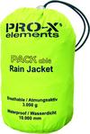 PRO-X elements PACKable Fahrradjacke Herren - Neongelb
