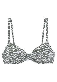 Lascana B&uuml;gel-Bikini-Top Bikini Oberteil Damen - oliv-bedruckt