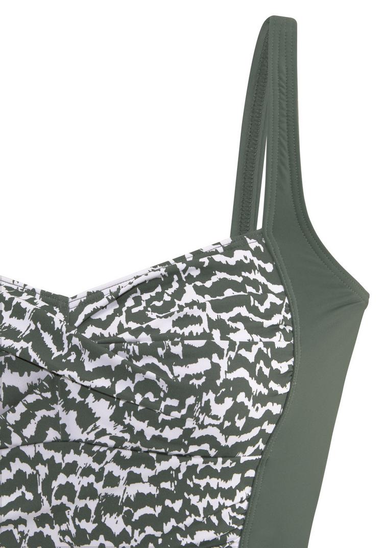 Lascana Lascana Badeanzug Badeanzug Damen - oliv-bedruckt - 1 | SportScheck