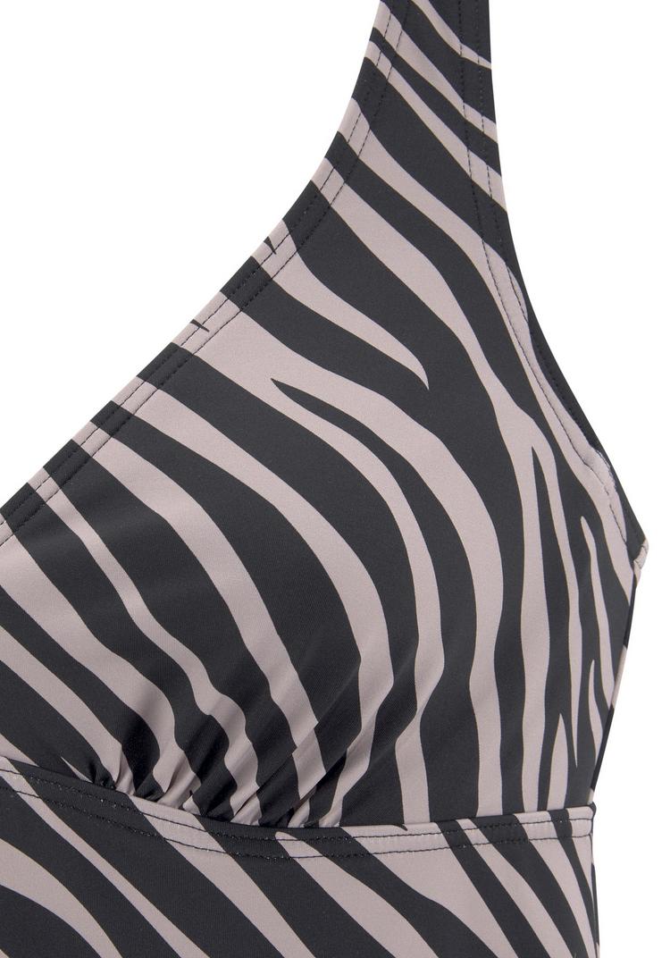 Lascana Lascana Bikini Oberteil Damen - schwarz-bedruckt - 0 | SportScheck