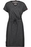 ALIFE AND KICKIN OrnellaAK DNM Kurzarmkleid Damen - black denim